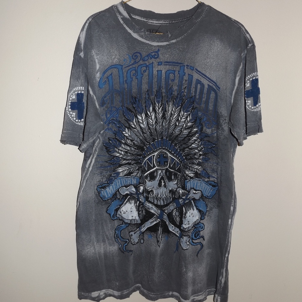 Affliction Large Skull T-Shirt